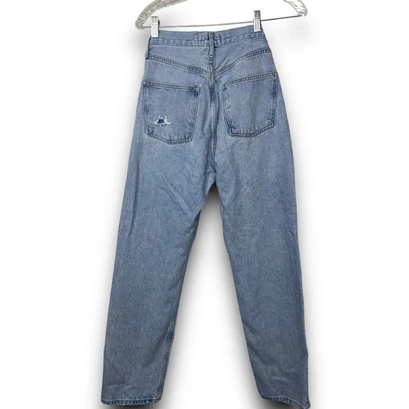 Agolde 90's Mid Rise Straight in Snapshot Size 24 - Picture 9 of 11